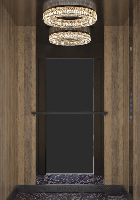 Внутрішня частина ліфта Bravo