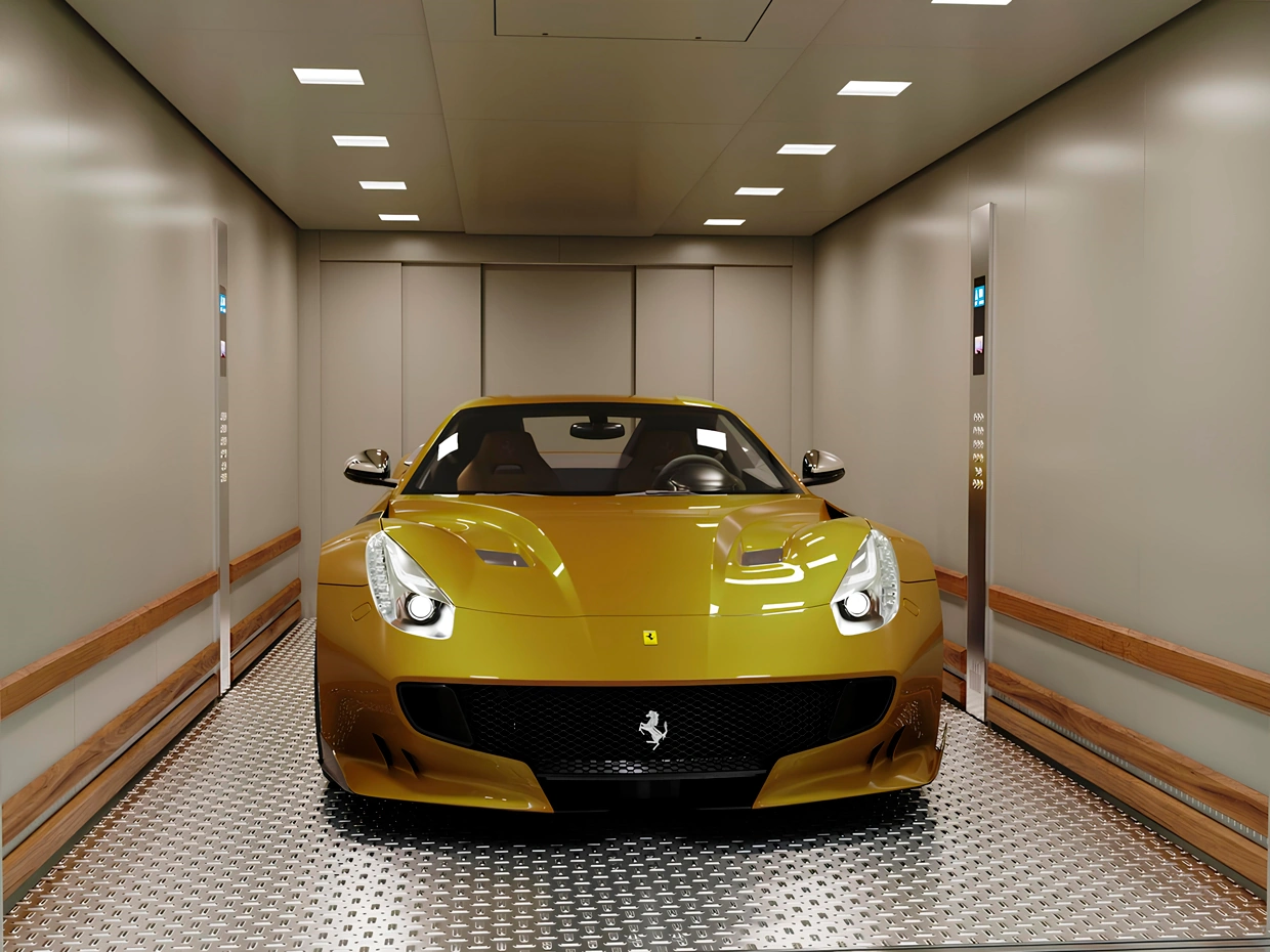 Внутрішня частина ліфта Bravo