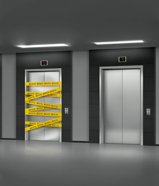 Внутрішня частина ліфта Bravo
