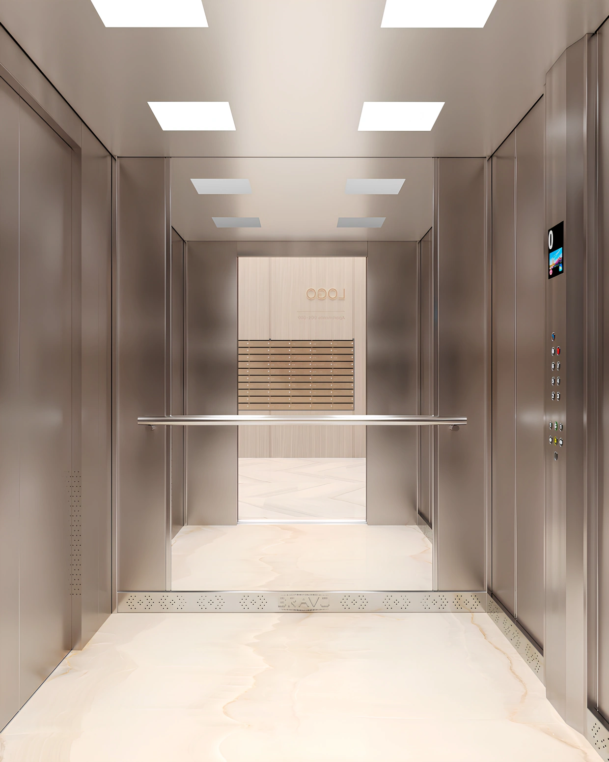 Внутрішня частина ліфта Bravo