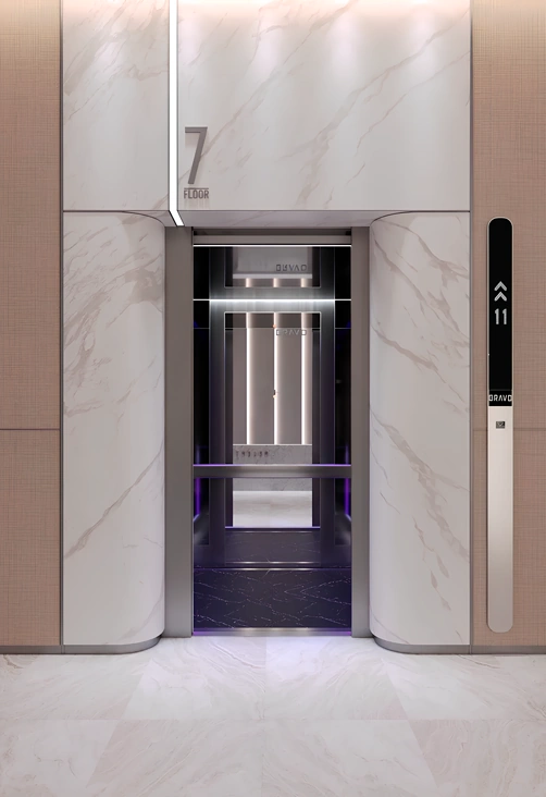 Внутрішня частина ліфта Bravo