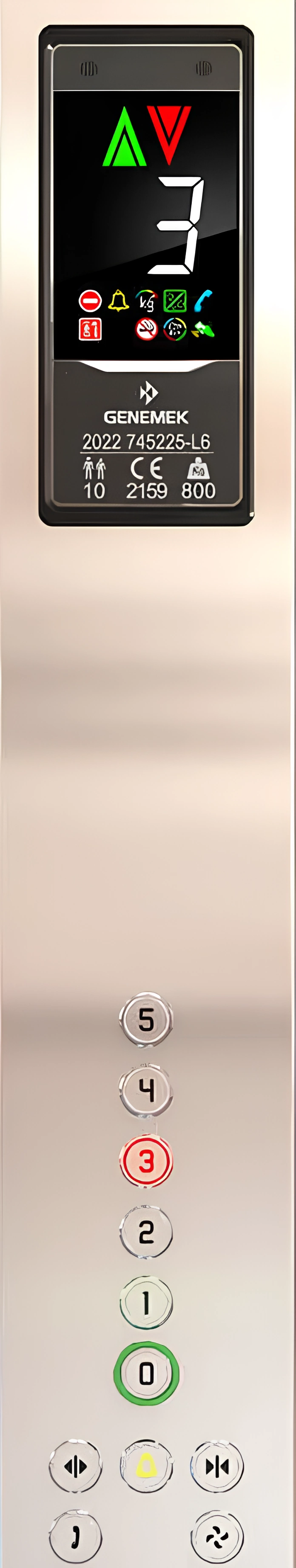 Пост керування COP L3 ліфта Bravo