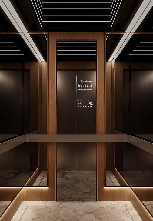 Внутрішня частина ліфта Bravo