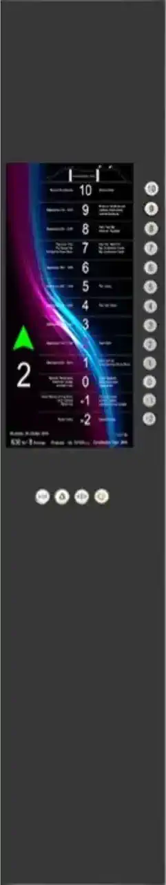 Пост керування COL P4 ліфта Bravo