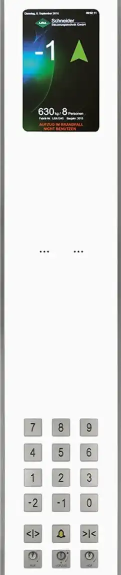 Пост керування COL P5 ліфта Bravo