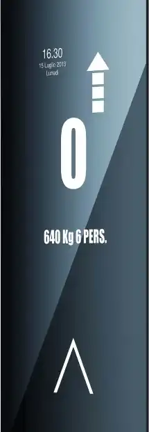 Пост керування LOP P8 ліфта Bravo