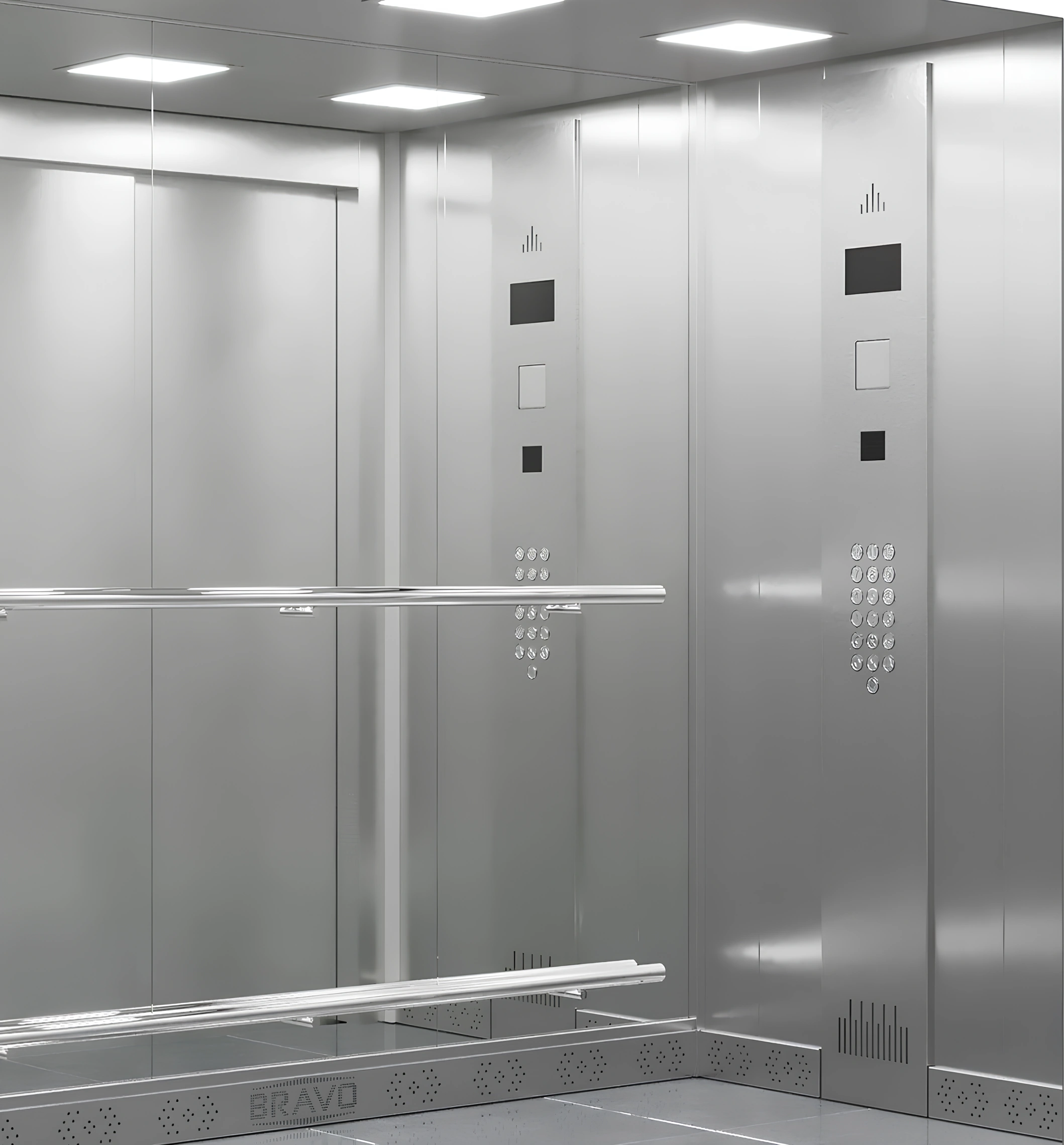 Внутрішня частина ліфта Bravo