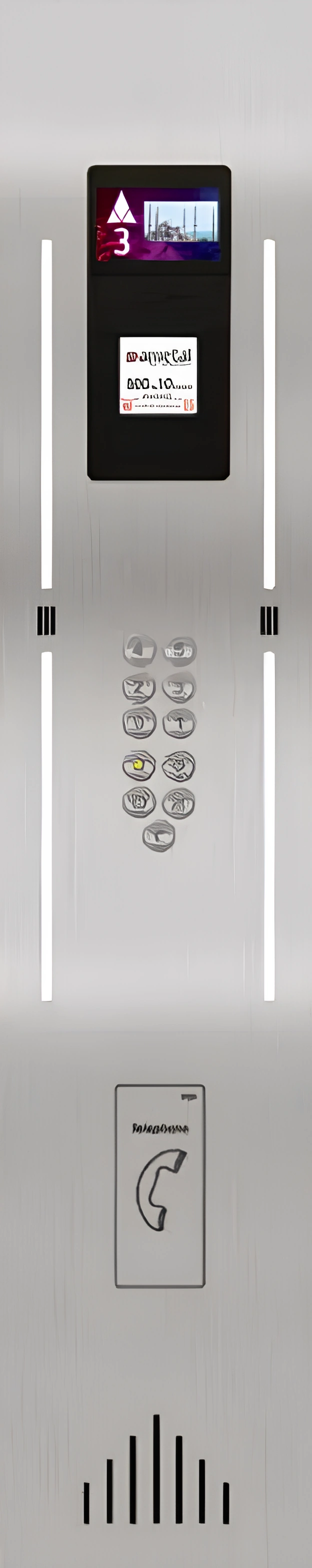 Пост керування COP L2 ліфта Bravo